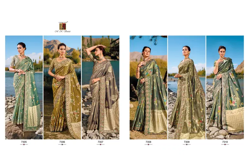 Kacchi Banarasi By Mn Banarasi Zari Heavy Designer Saree Catalog